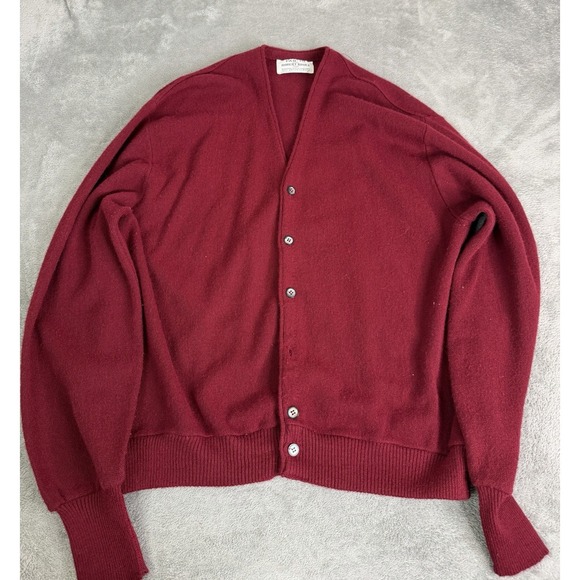 Other - Vintage 80s Robert Bruce Cardigan Men's Size XL Red